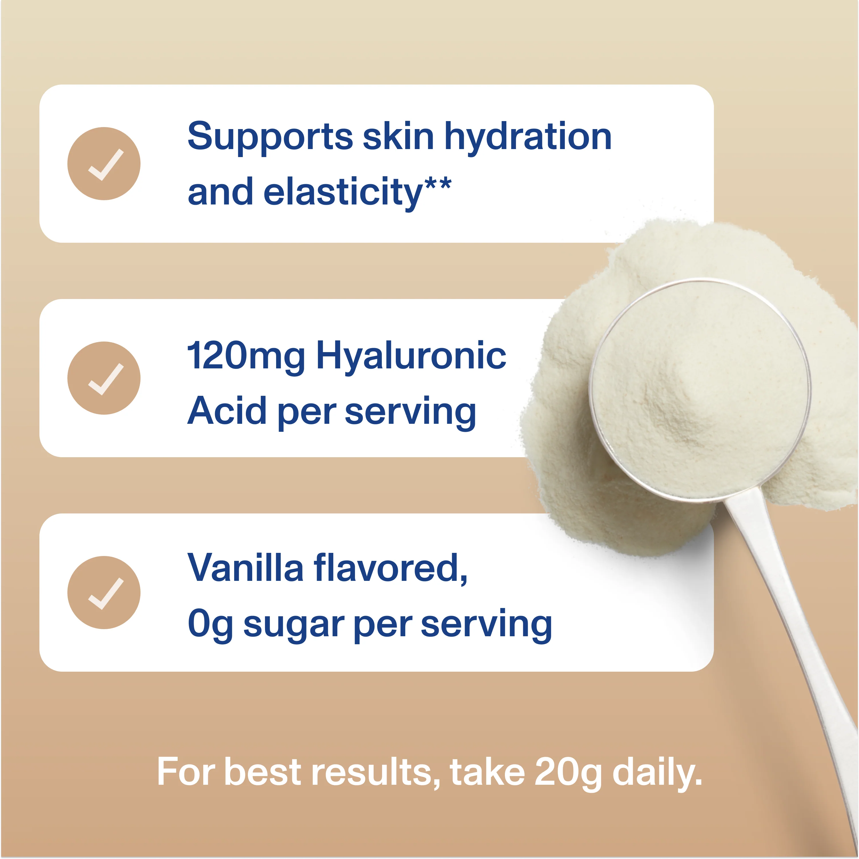 Vanilla Collagen Peptides Advanced - with Hyaluronic Acid & Vitamin C - Image 5